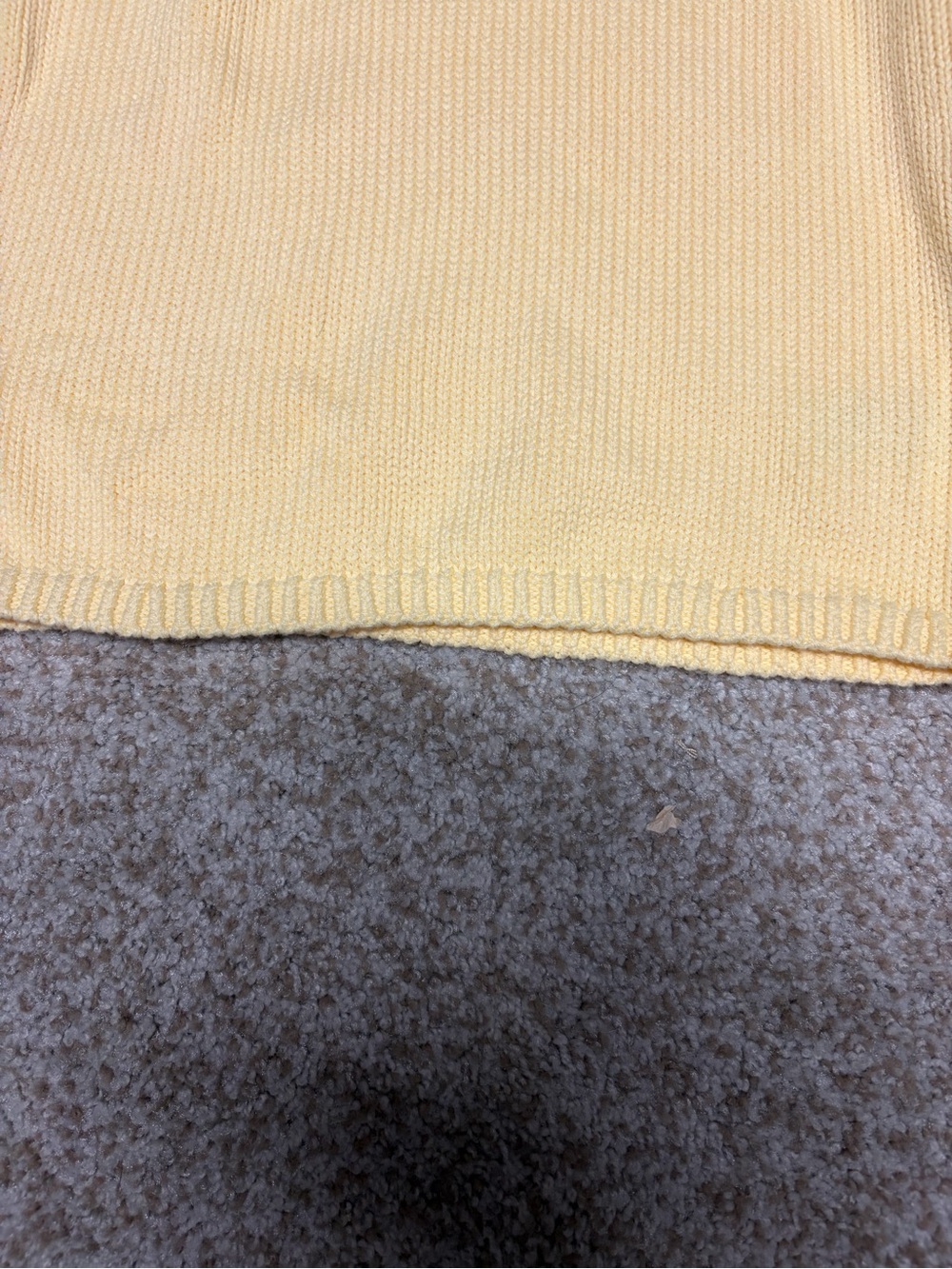 NWT GAP 100% Cotton Rollneck Butter Yellow Maize Crewneck Sweater Sz XS - Picture 8 of 12